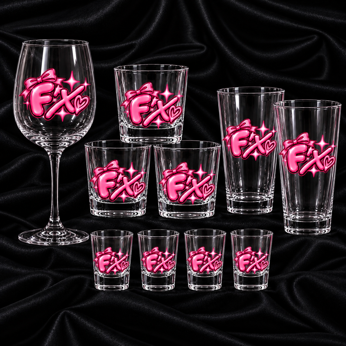 Glass Cups - Custom Party Favor