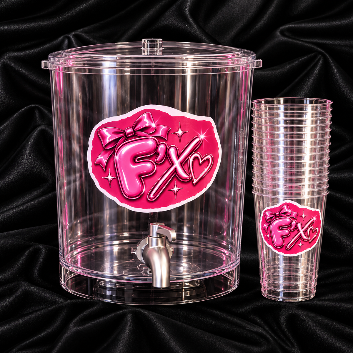 Custom Drink Dispenser - Personalized Bar Party Favor for Birthdays & Events