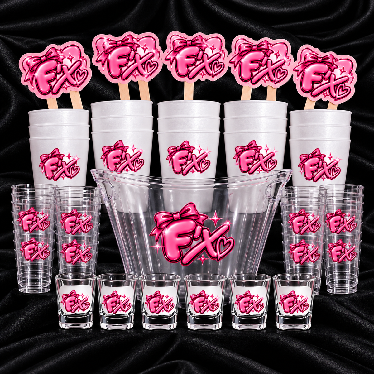 Turn Up Bucket - Custom Party Favor Bundle for Birthdays & Bachelorettes
