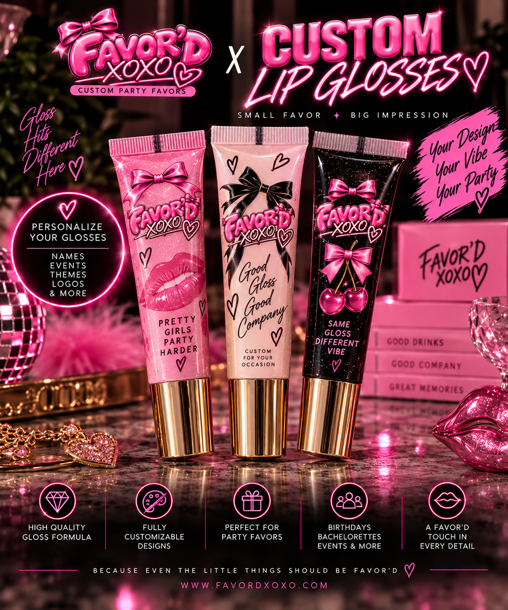 Lip gloss - Custom Pary Favor