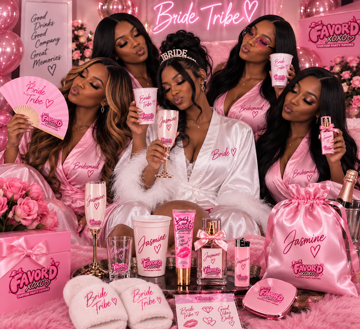 The "I Do" Favor'd Bridal Experience - Custom Wedding Party Favor Set