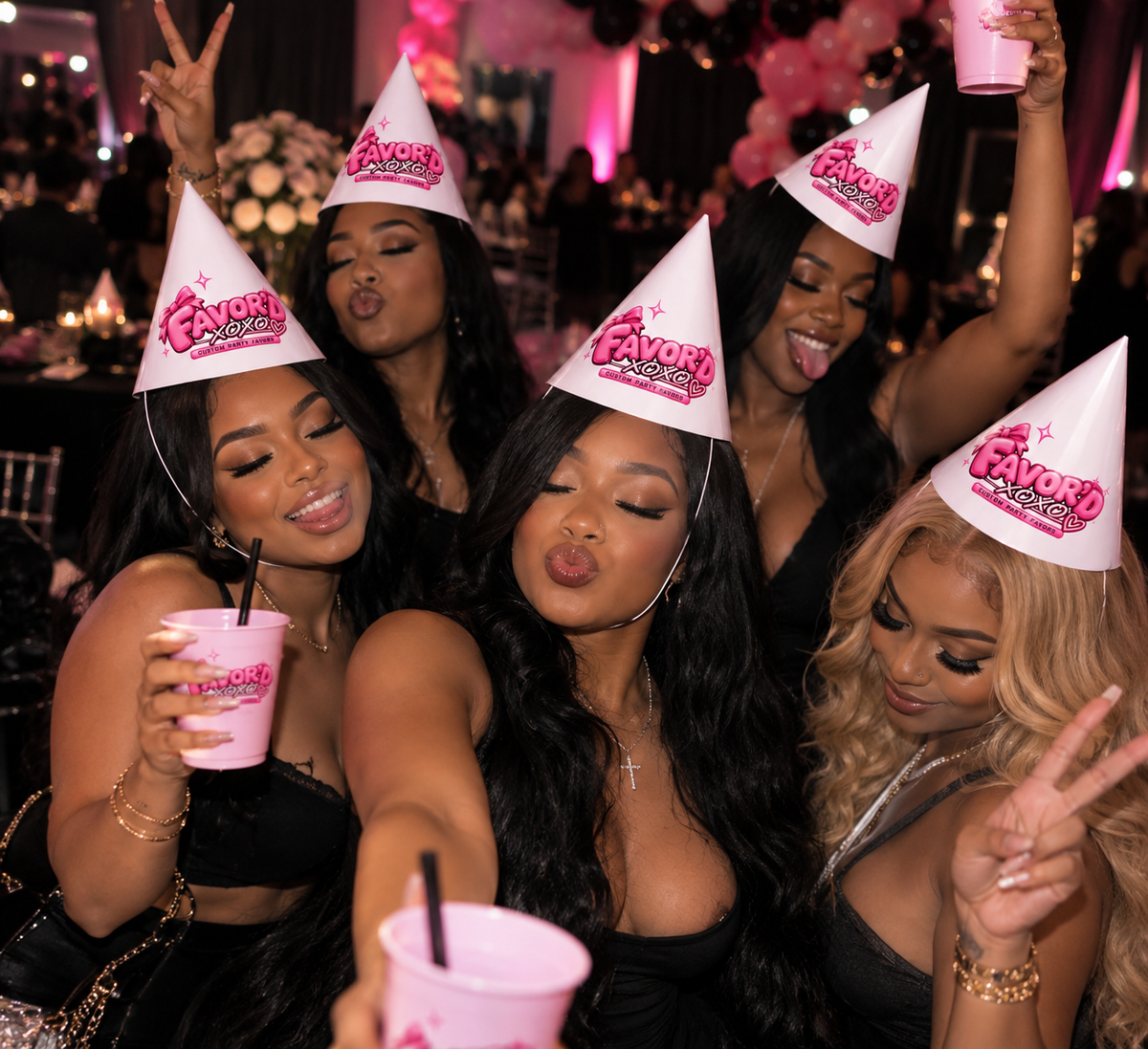 Custom Party Hats - Personalized Birthday & Event Party Favor